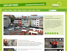 Tablet Screenshot of lust-auf-stadt.de